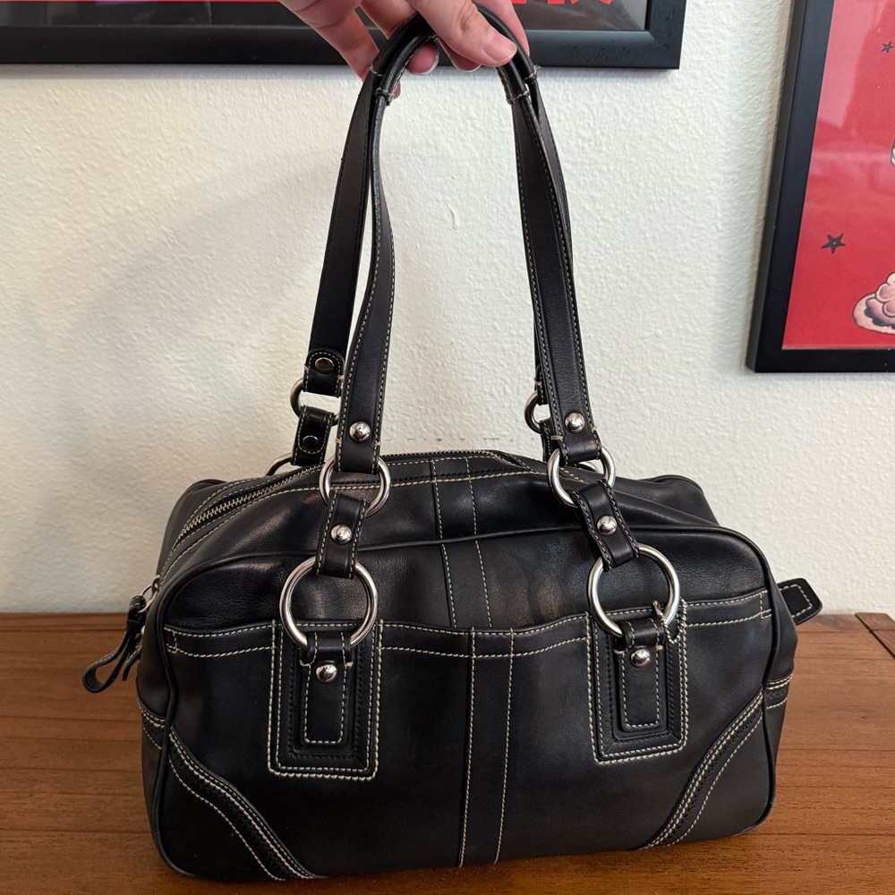 90s Vintage Coach Soho Bowler Satchel